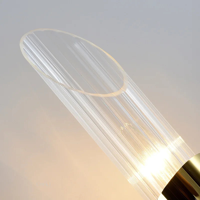 applique murale en tube de verre design postmoderne pour intérieur élégant - vue 5 sur 8