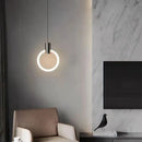 lustre led minimaliste en acrylique et cuivre gradation 3 températures