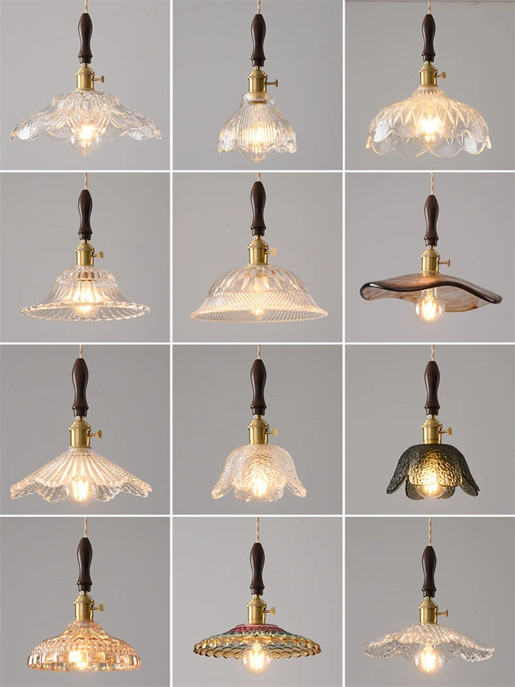suspension moderne en laiton et verre pour intérieur - vue 4 sur 30