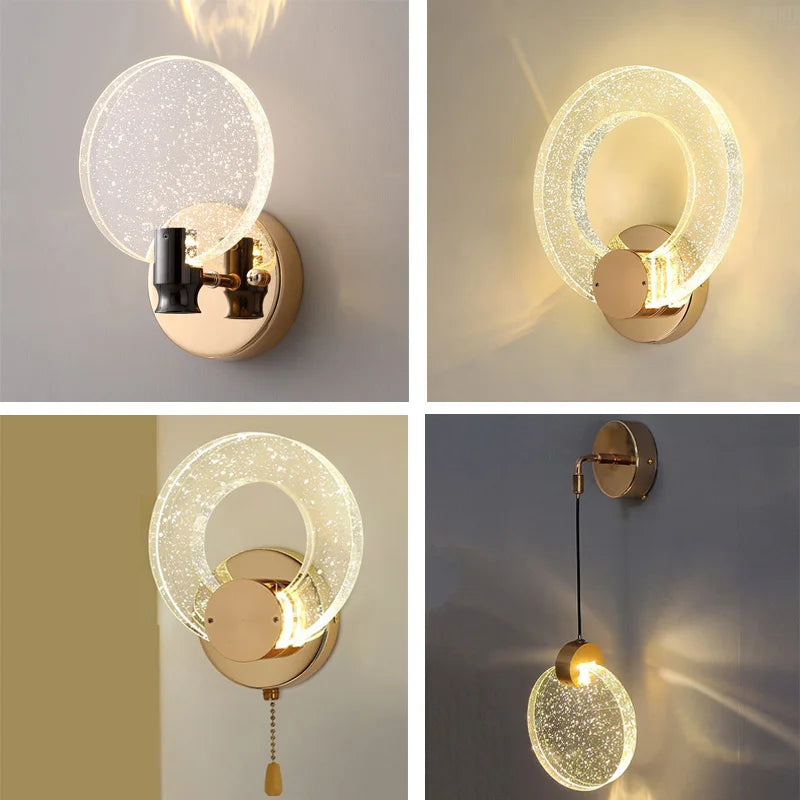 lustre suspendu en cristal led nordique pour intérieur - vue 3 sur 16