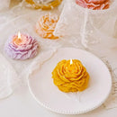 bougie 3d fleur dœillet décoration aromathérapie et cadeaux