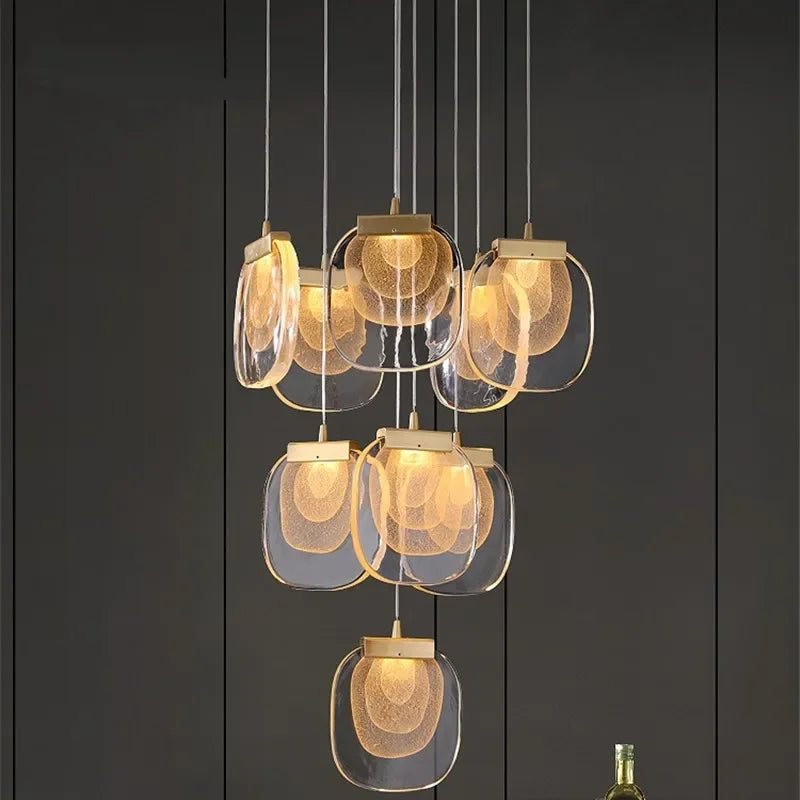 suspension design nordique luxe pour décoration intérieure moderne - vue 2 sur 8