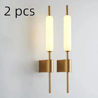 applique murale led dorée design moderne décoration