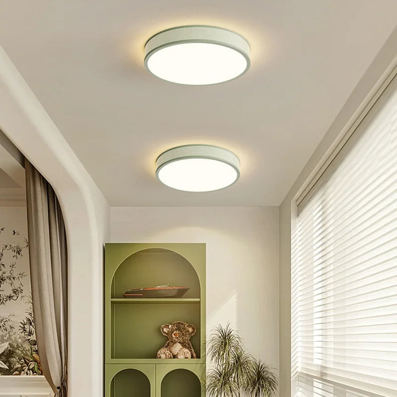 qiyimei led plafonnier style cercle carré pour décoration maison
