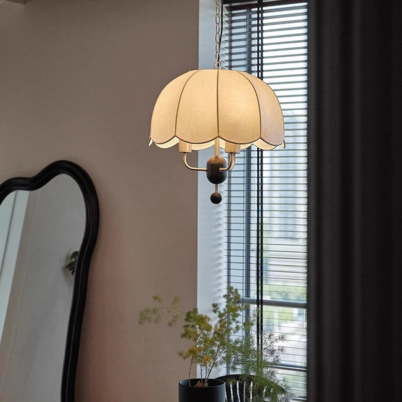 suspension en tissu nordique pour un éclairage moderne - vue 2 sur 9