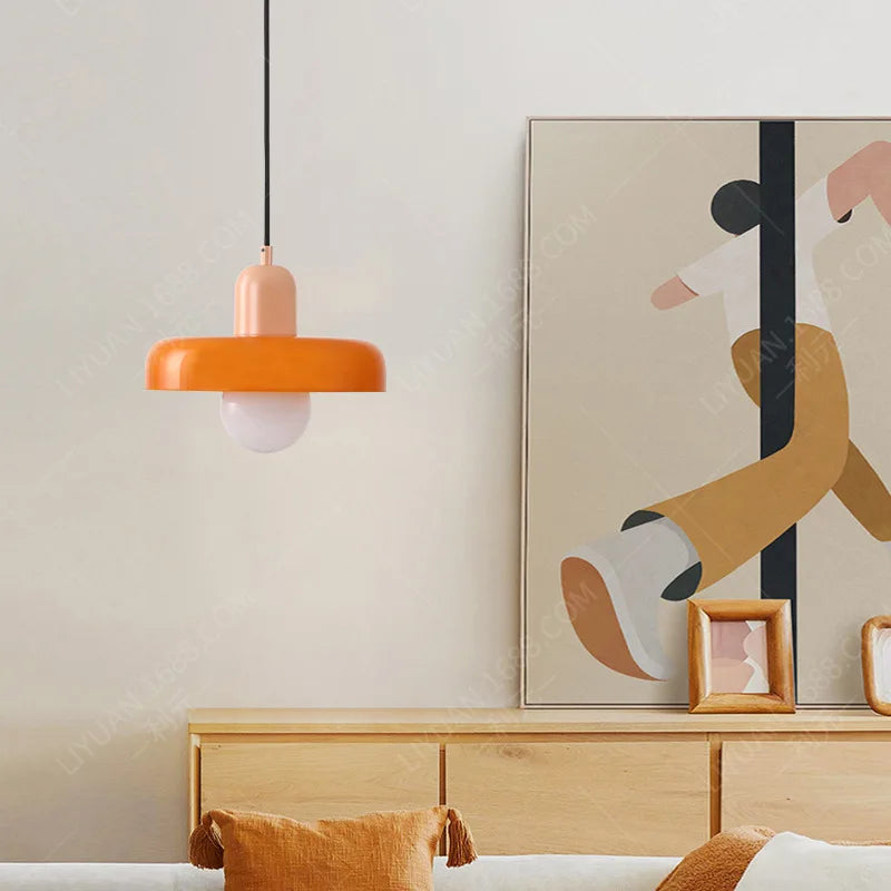 lampe suspendue en verre nordique pour décoration intérieure - vue 3 sur 30