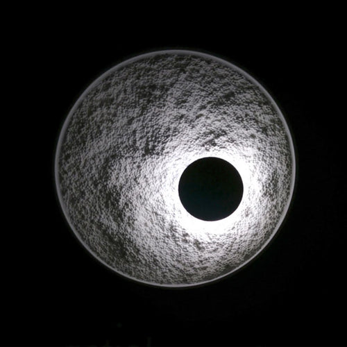 applique murale lune moderne en résine décorative à led