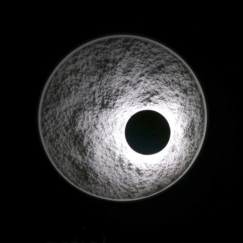 applique murale lune moderne en résine décorative à led - vue 6 sur 8