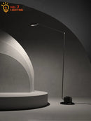 lampadaire led industriel design italien bras oscillant classique