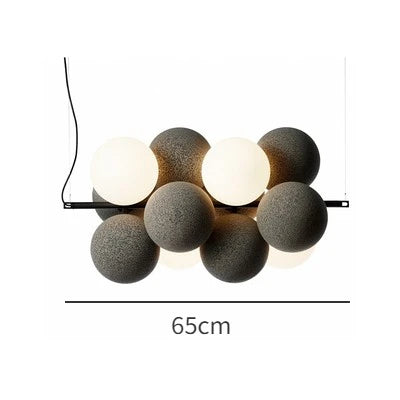 lustre créatif en velours pour un éclairage haut de gamme - vue 12 sur 12