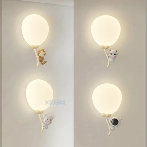 Kreative Wandleuchte in Ballonform für Kinder - vue 2 sur 10