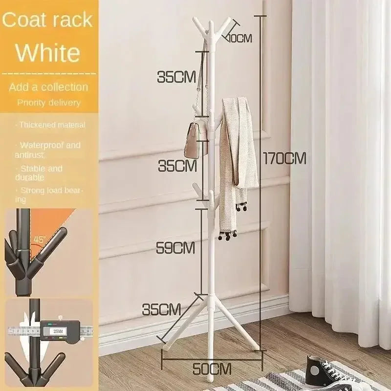 porte-vêtements pratique en forme de branche d'arbre à crochets multiples - vue 8 sur 10