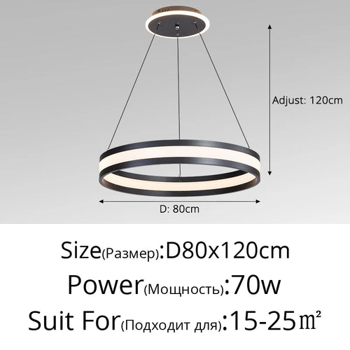 lustre minimaliste moderne italien pour une ambiance luxueuse