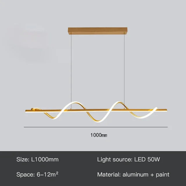 Moderne Pendelleuchte mit dimmbaren LED-Lichtern elegantes Design für stilvolle Wohnräume