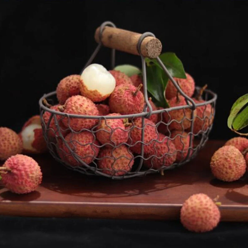 panier en métal pour œufs fruits et légumes