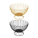 Iron Wire Fruit Basket, Fruit Storage Bowls Decorative Stand for Kitchen Counter
