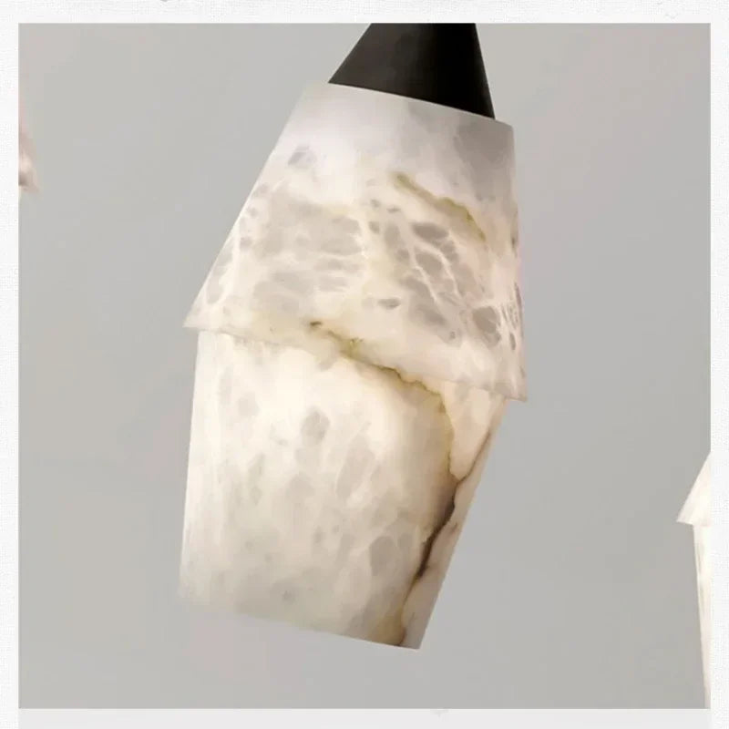 suspension moderne en marbre naturel pour décoration intérieure luxe - vue 6 sur 9