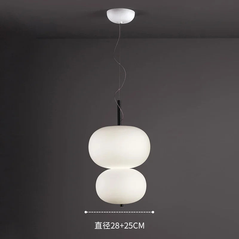 suspension scandinave grande boule de verre design moderne