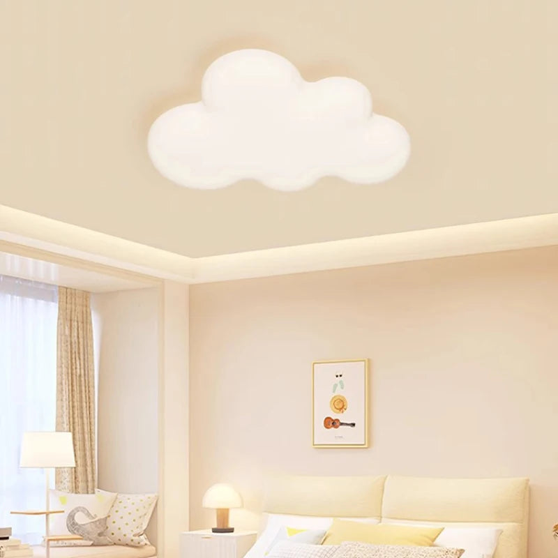 Deckenleuchte Wolke Regenbogen für Kinderzimmer moderne Dekoration - vue 4 sur 10