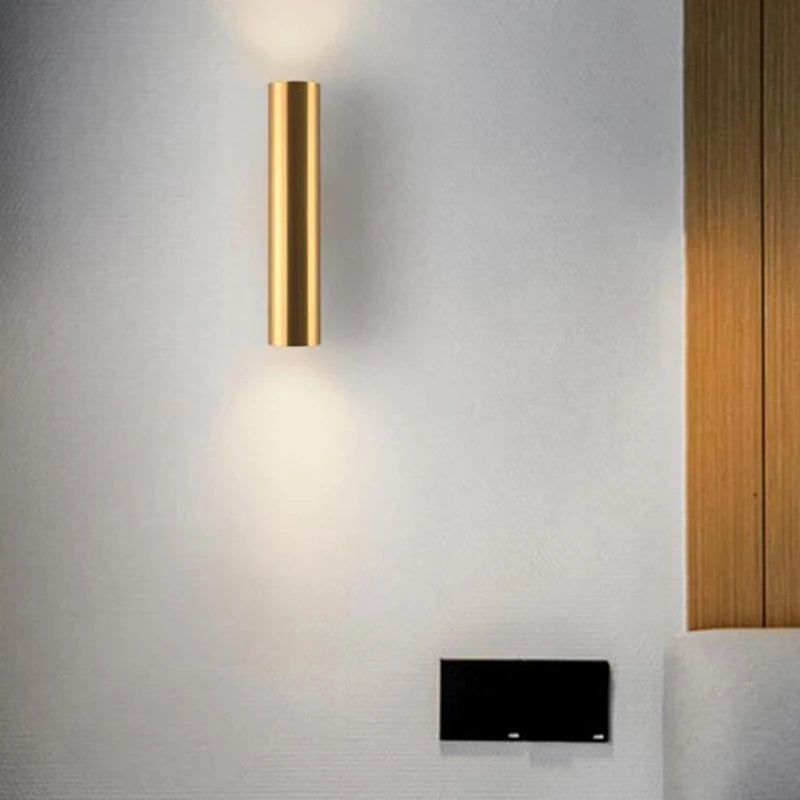 Moderne minimalistische LED-Wandleuchte im nordischen Design - vue 3 sur 9
