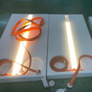 Kreative minimalistische LED-Pendelleuchte aus Glasröhren im postmodernen Stil