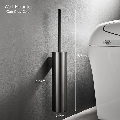 porte-brosse mural en acier inoxydable durable sans perforation