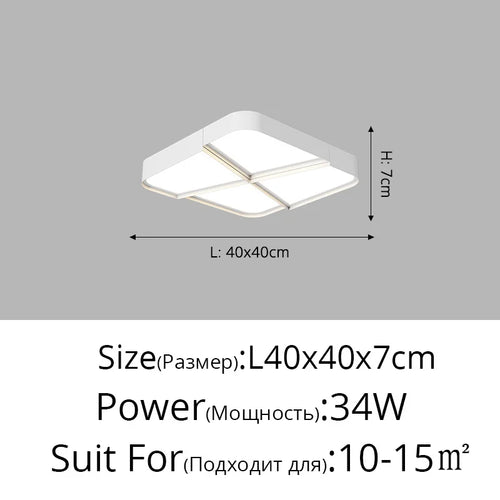 Modern Creative Splicing LED Chandeliers, Used For Bedroom Learning, Living, Dining, Indoor Lighting, Dimmable Home Decoration - vue 11 sur 12
