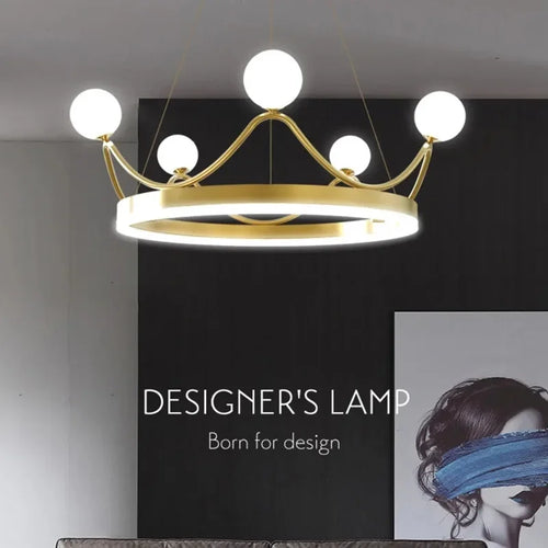 Moderner LED-Kronleuchter für ein elegantes Interieur - vue 3 sur 8