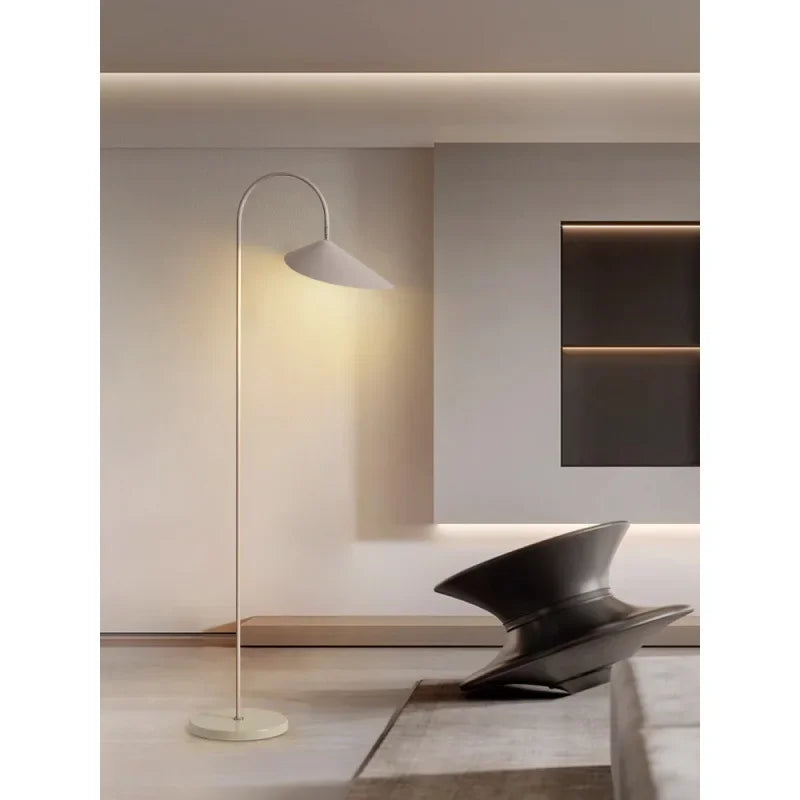 Nordic Minimalist Led Floor Lamp with Changeable Bulb for Living Dining Room Tables Stand Lighting Luminaires - vue 5 sur 8