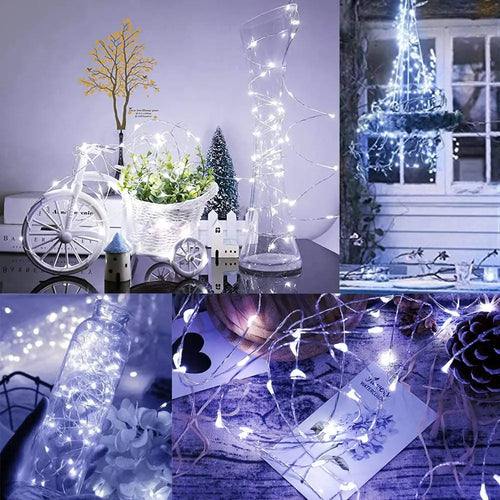 guirlande lumineuse led avec télécommande pour fêtes et décorations - vue 10 sur 12