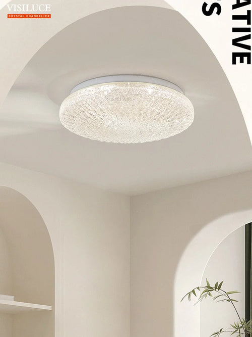 Moderne LED-Deckenleuchte aus Acryl für die Innendekoration - vue 2 sur 7