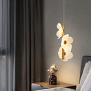 suspension design fleur lumineuse pour intérieur enfants et étude