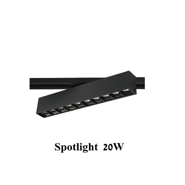 plafonnier cree led rail éclairage pour magasins et intérieurs modernes