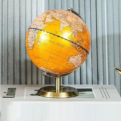 globe rotatif décoration de bureau style européen créatif - vue 4 sur 11