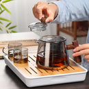 Théière japonaise en verre résistante gaiwan pu erh