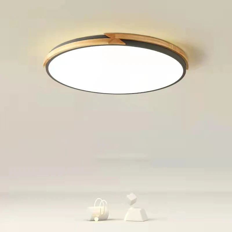 plafonnier led ultra-mince rond à intensité variable luminaire salon