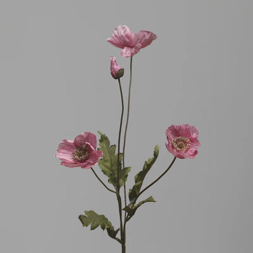fleur artificielle coquelicot pour décoration de fête et jardin