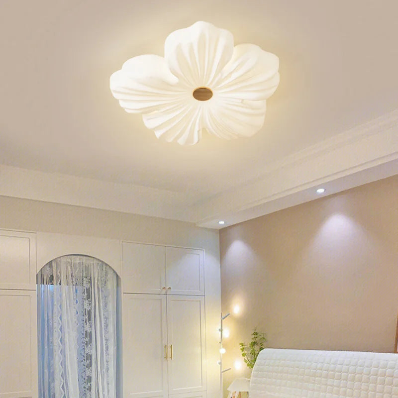 Moderner LED-Deckenleuchte in Blumenform für stilvolle Innendekoration - vue 3 sur 12