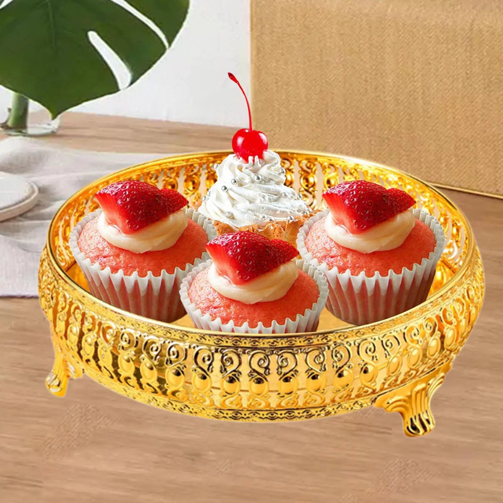 corbeille à fruits ronde pour rangement décoratif et collations - vue 3 sur 6