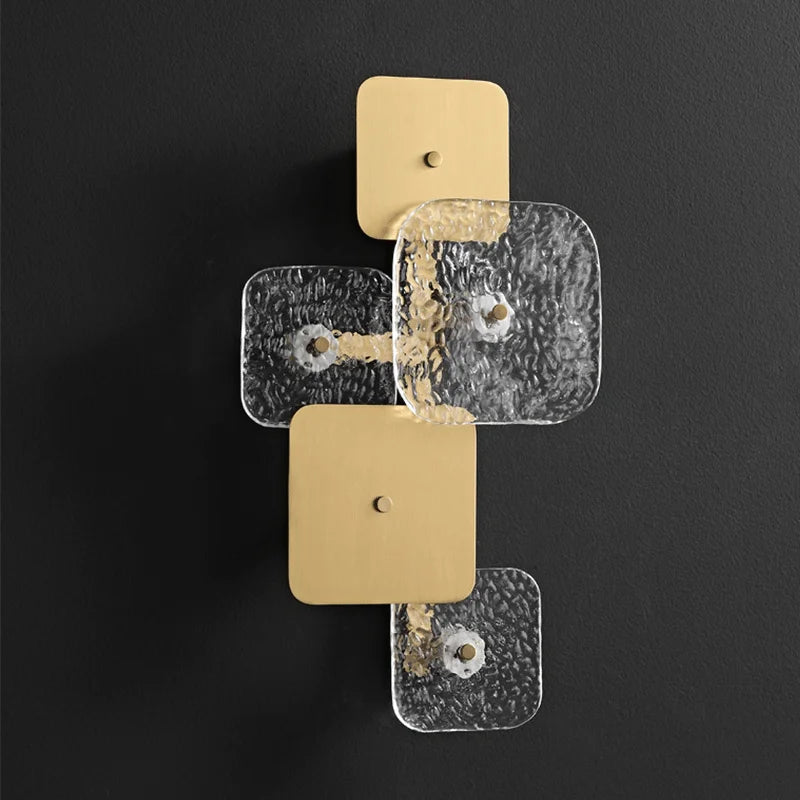 LED-Wandleuchte Kupfer Design für moderne dekorative Beleuchtung - vue 3 sur 9