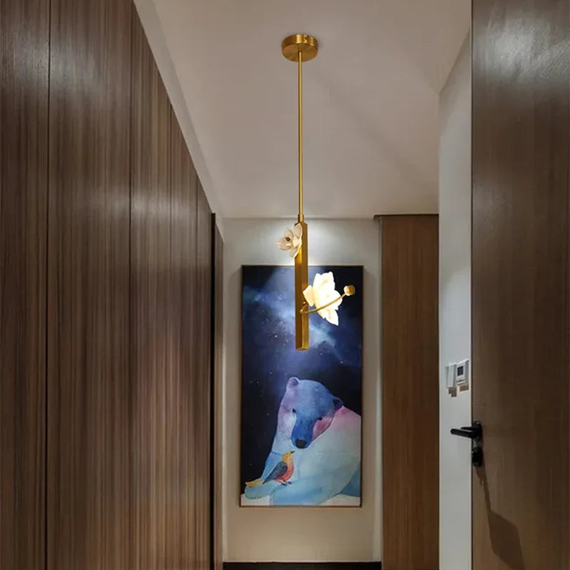 Moderne Art-Déco-Wandleuchte aus Keramik in Luxusausführung mit LED - vue 3 sur 7