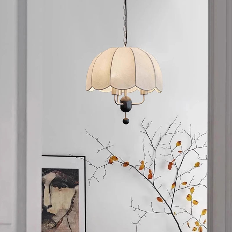suspension en tissu nordique pour un éclairage moderne - vue 4 sur 9