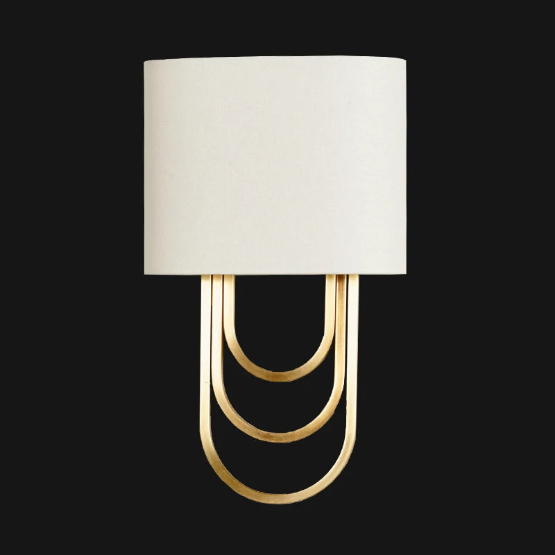 applique murale led en cuivre style américain luxe moderne - vue 3 sur 7