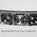 LED-Pendelleuchte aus Kristall, dimmbar