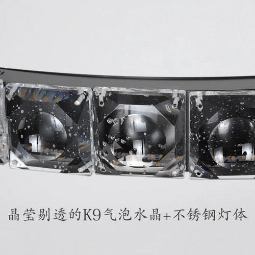 LED-Pendelleuchte aus Kristall, dimmbar - vue 5 sur 12