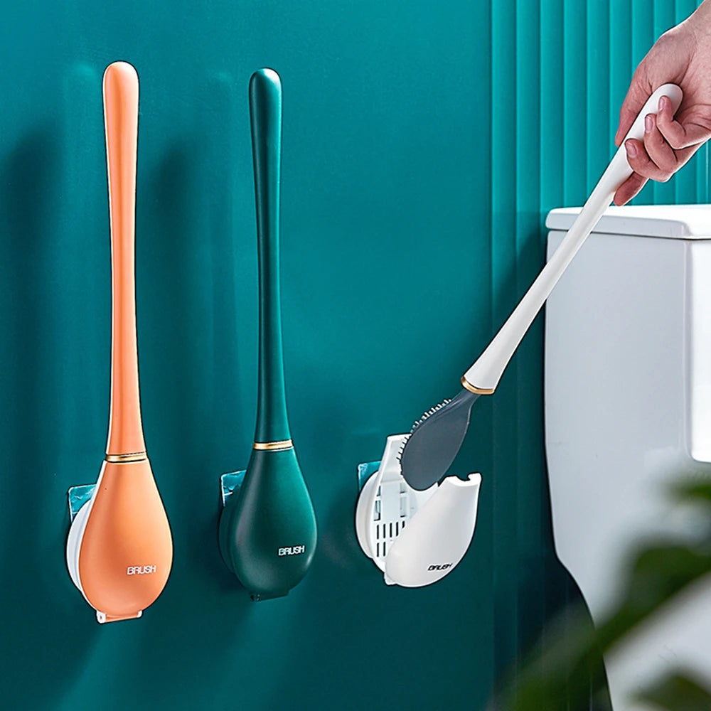 brosses modernes en silicone avec support pour nettoyage hygiénique - vue 3 sur 9