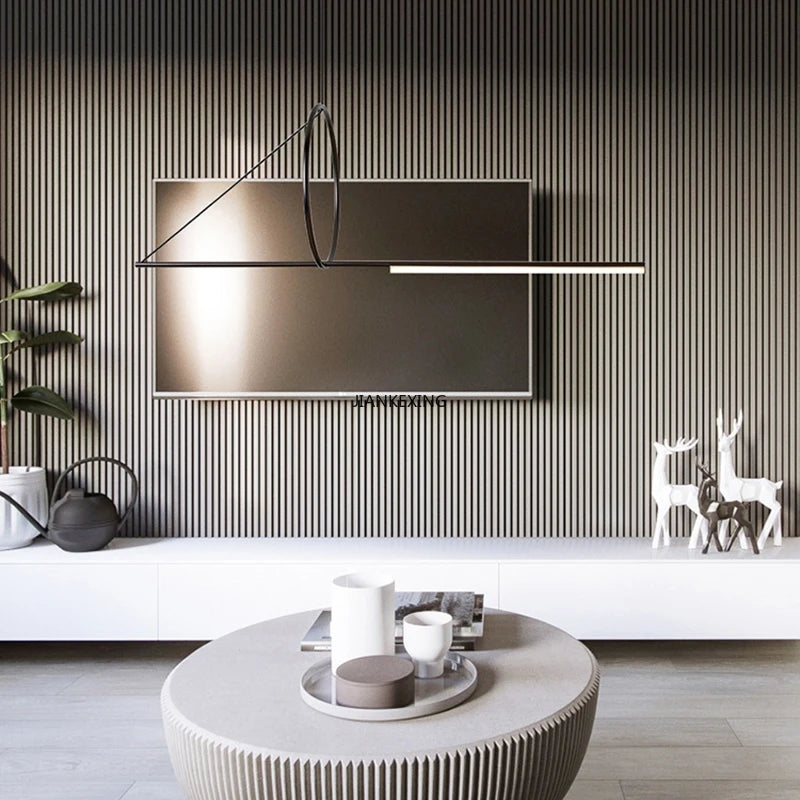 LED-Pendelleuchte skandinavisches Design Wohnraumbeleuchtung - vue 5 sur 7