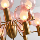suspension design en verre pour intérieur moderne et luxueux