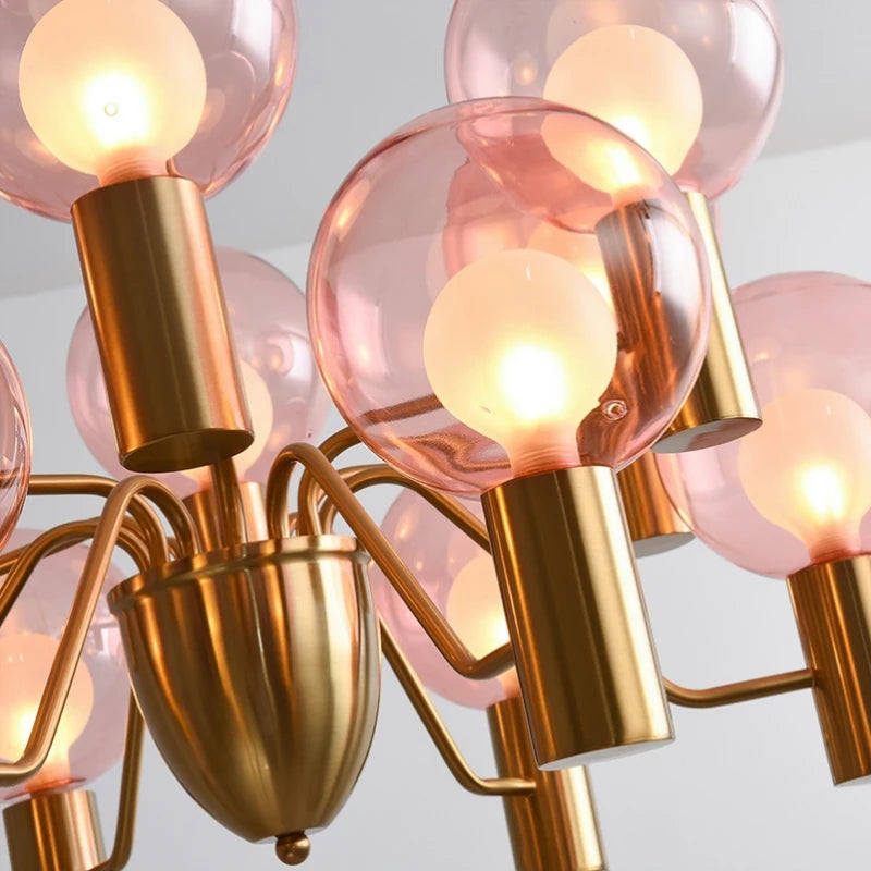 suspension design en verre pour intérieur moderne et luxueux - vue 6 sur 12