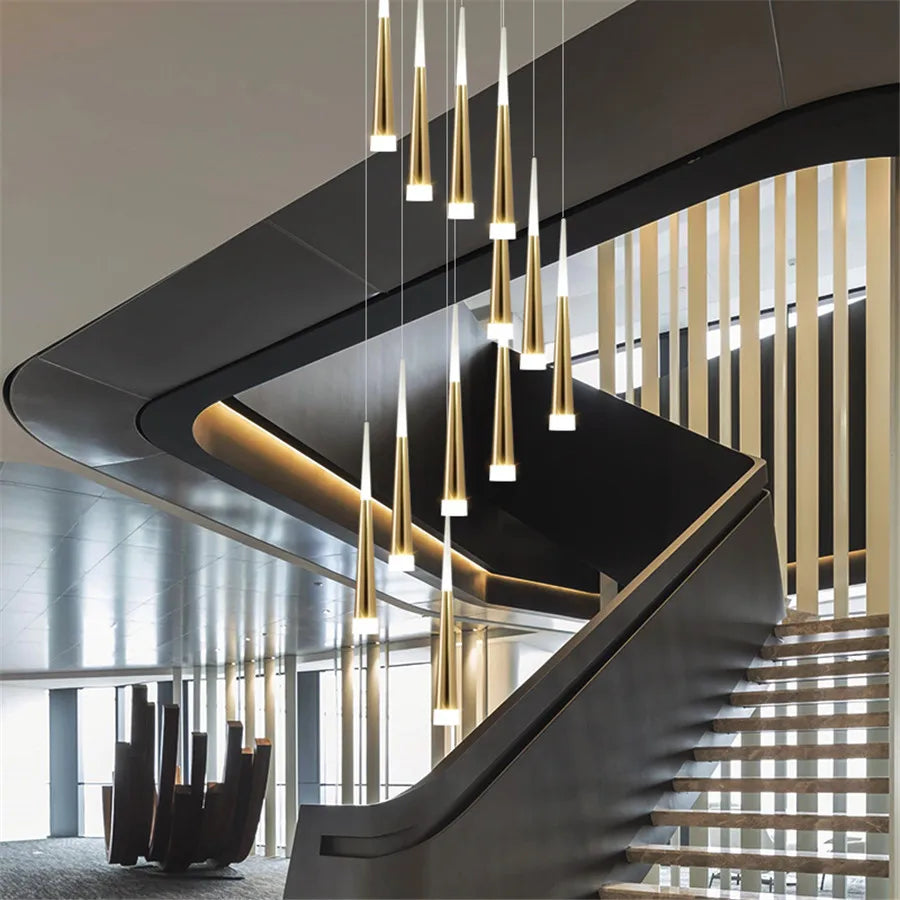 Thrisdar 7W cône Long Tube suspension LED lumière chambre chevet lampes suspendues boutique Bar café salle à manger cuisine suspension - vue 7 sur 11